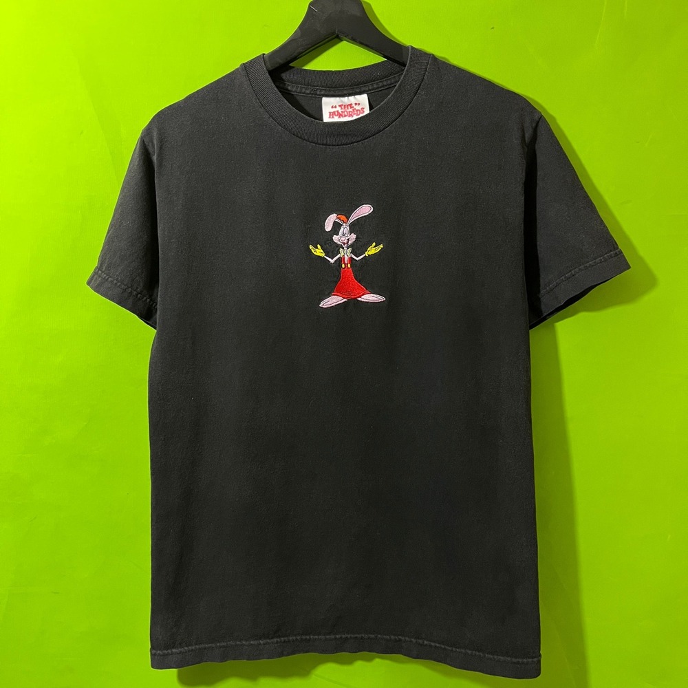 The Hundreds x Who Framed Roger Rabbit Black T-Shirt Mens Small Embroidered Logo